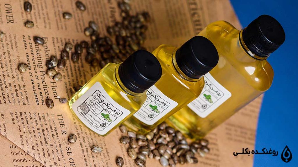 سه عدد بطری روغن کرچک