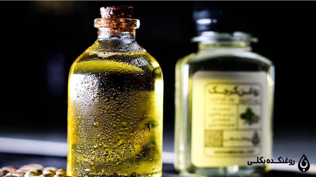 روغن کرچک بکلی در شیشه متوسط