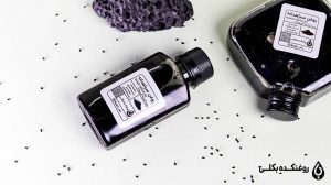 دو ظرف روغن سیاه دانه طبیعی