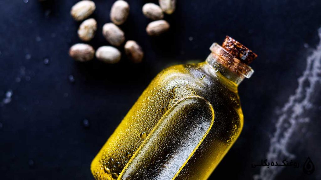 شیشه حاوی روغن کرچک