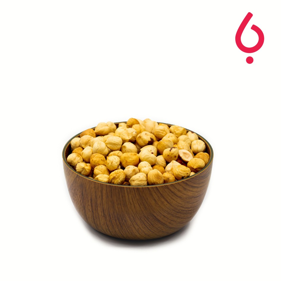 مغز فندق تفت داده بی نمک بکلی