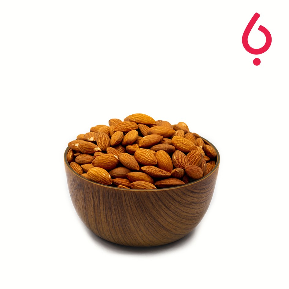 مغز بادام درختی تفت داده بی نمک بکلی