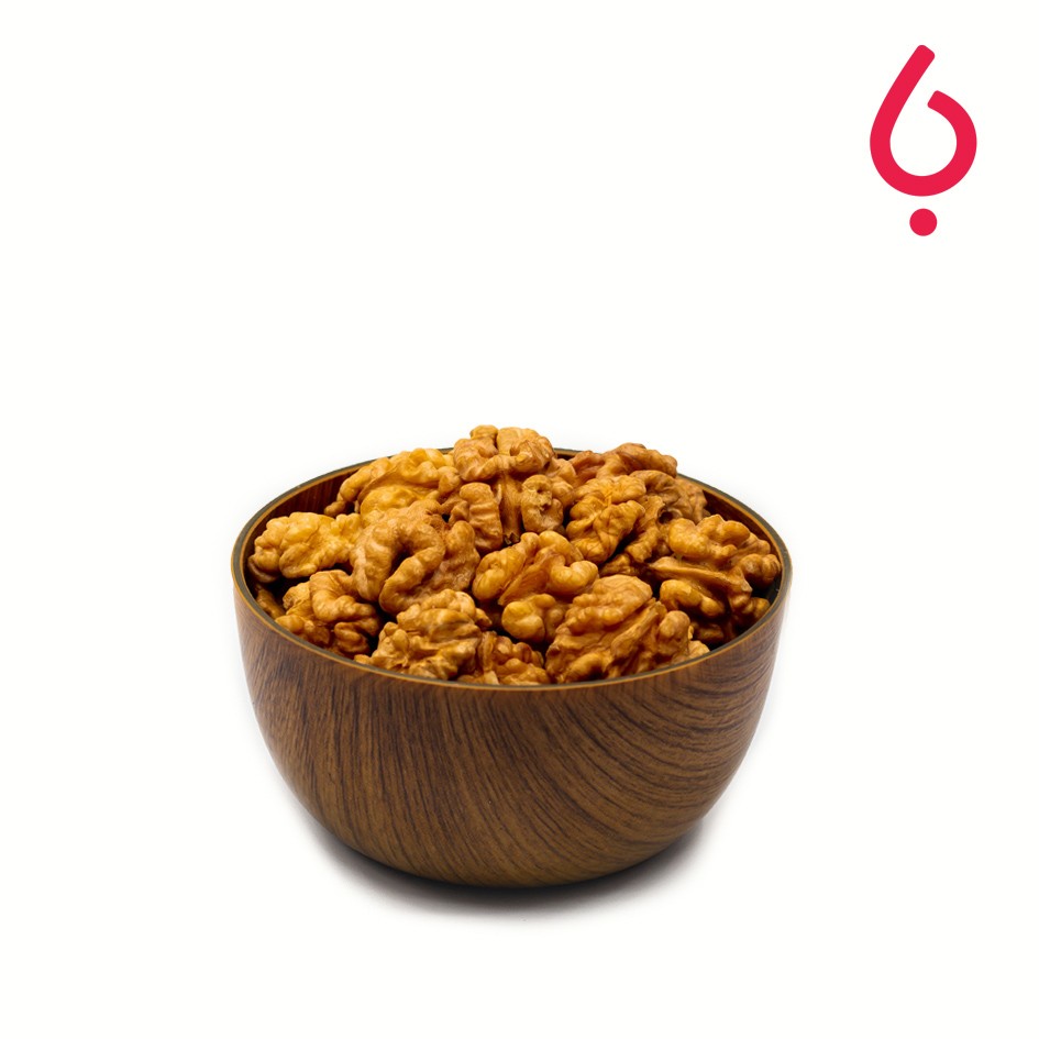 مغز گردو تفت داده بی نمک