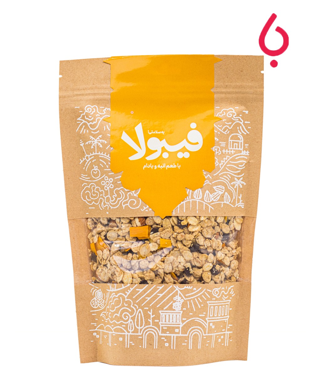 گرانولا فیبولا انبه بادام بکلی