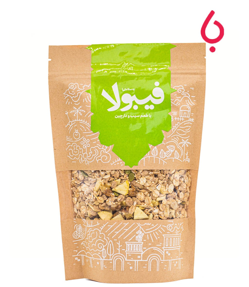گرانولا فیبولا سیب دارچین بکلی